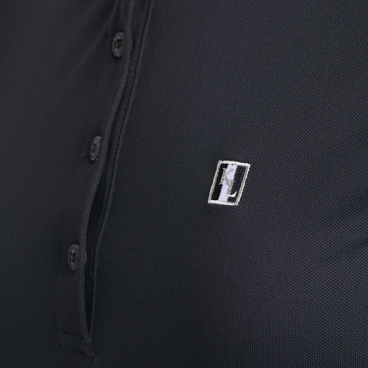 Kingsland Shirt Classic Pique Mujer Negro