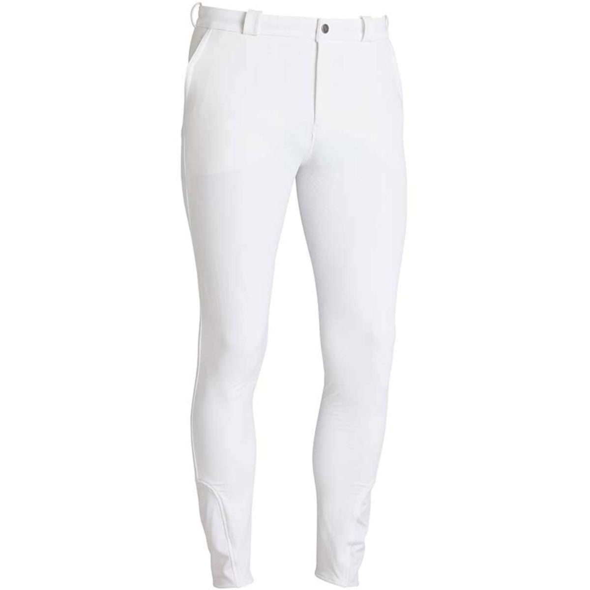 Kingsland Pantalón de Equitación Kenton Full Grip Hombres Blanco