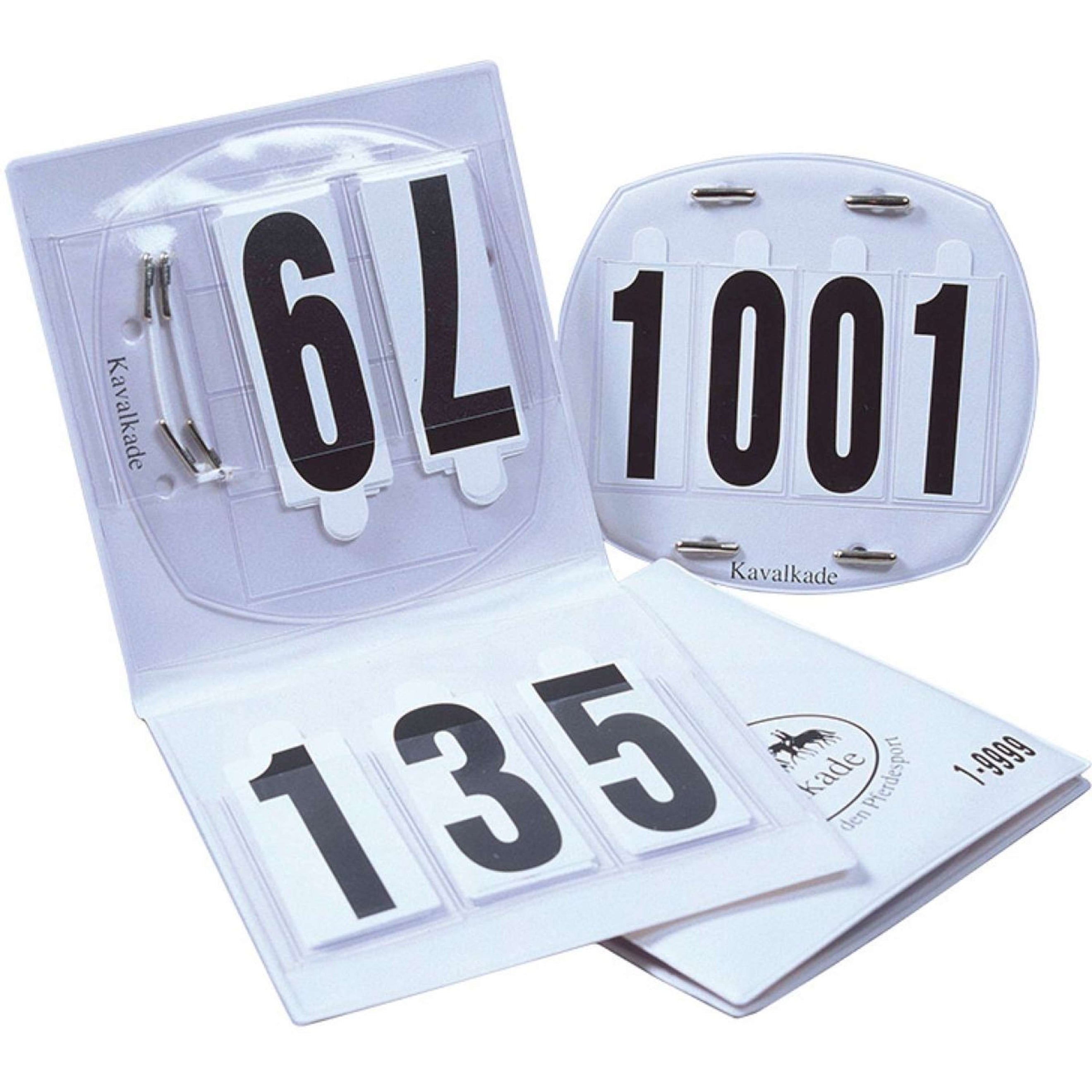 Kavalkade Startnummer 4 Números Blanco