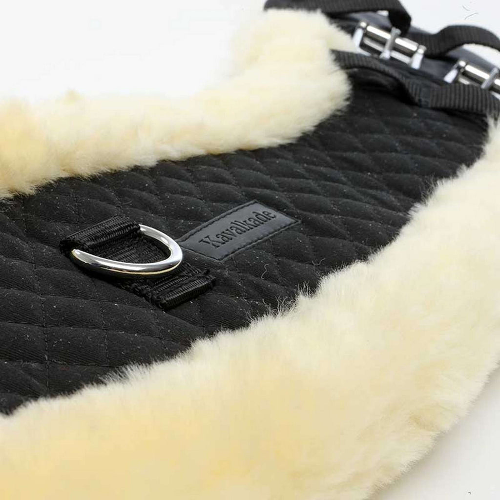 Kavalkade Cincha Moon con Piel de Oveja Negro