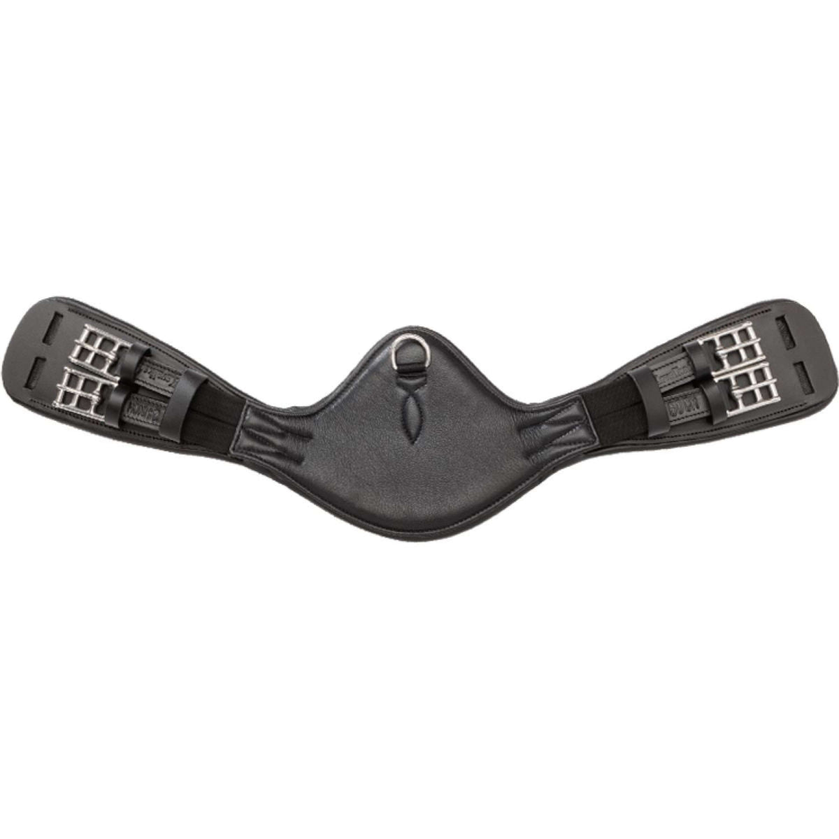 Kavalkade Cincha de doma Casper Soft Leather con Elástico Negro