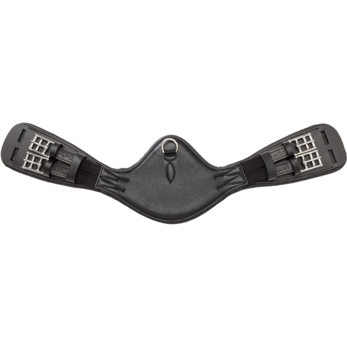 Kavalkade Cincha de doma Casper Soft Leather con Elástico Negro