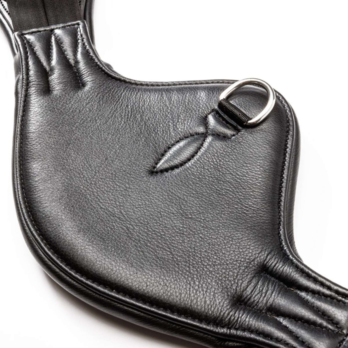 Kavalkade Cincha de doma Casper Soft Leather con Elástico Negro