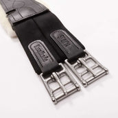 Kavalkade Cincha General Polivalente Casper Oiled Leather Piel sintética con elástico. Negro/Natural