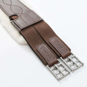 Kavalkade Cincha General Polivalente Casper Oiled Leather Piel sintética con elástico. Marron/Natural