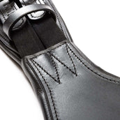 Kavalkade Cincha de doma Casper Oiled Leather con Elástico Negro