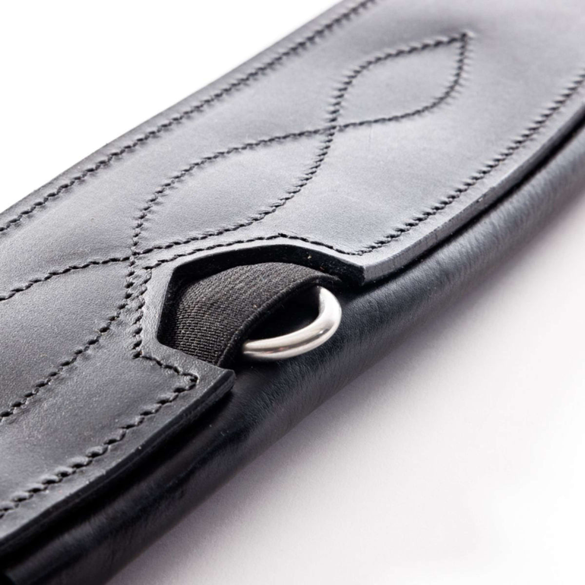 Kavalkade Cincha de doma Atlas Oiled Leather con Elástico Negro