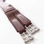 Kavalkade Cincha de doma Atlas Oiled Leather con Elástico Marron