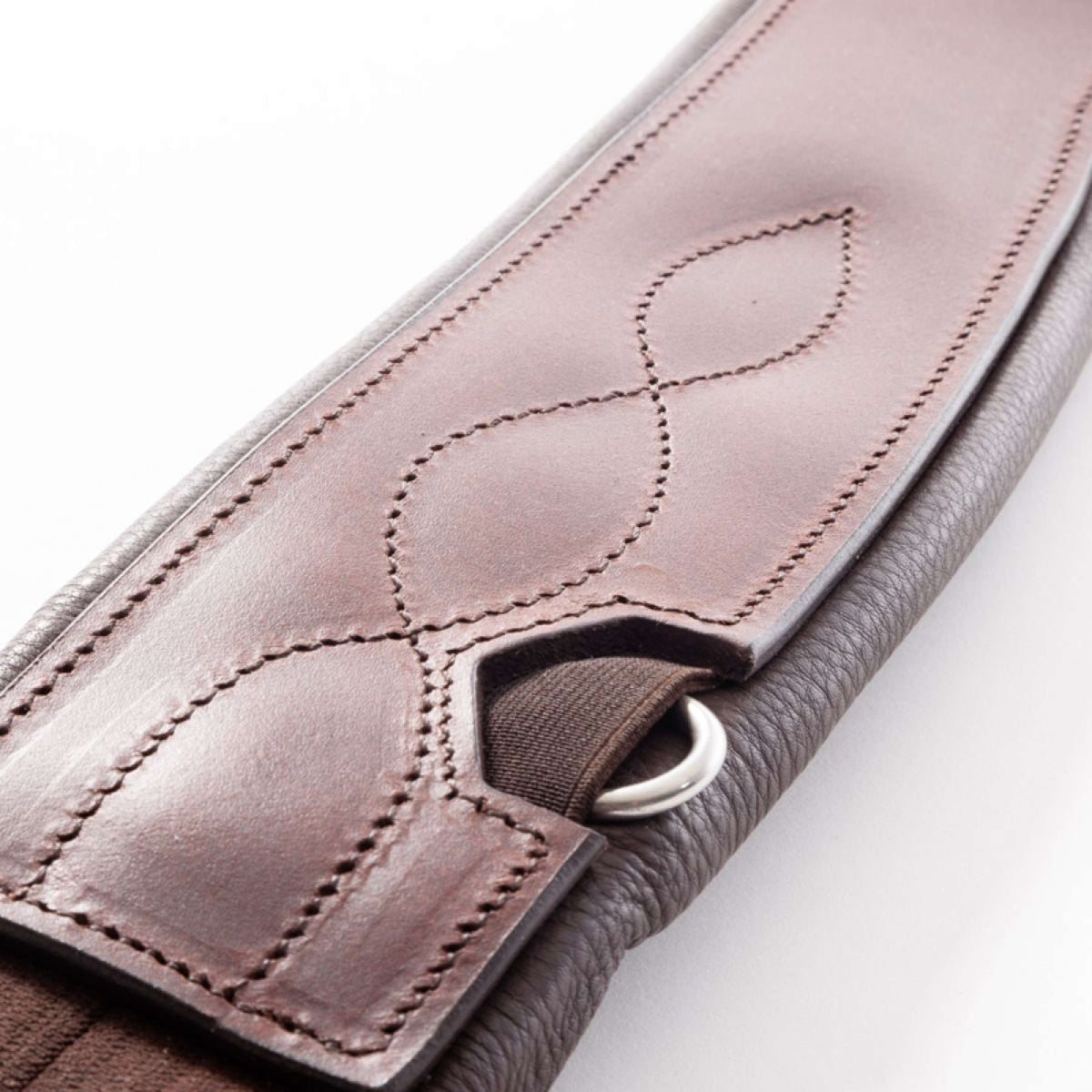 Kavalkade Cincha de doma Atlas Oiled Leather con Elástico Marron