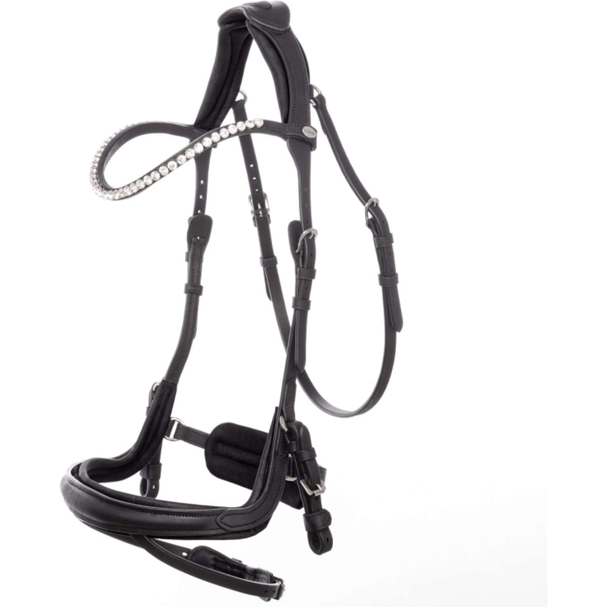 Kavalkade Brida Caliano Negro/Plata