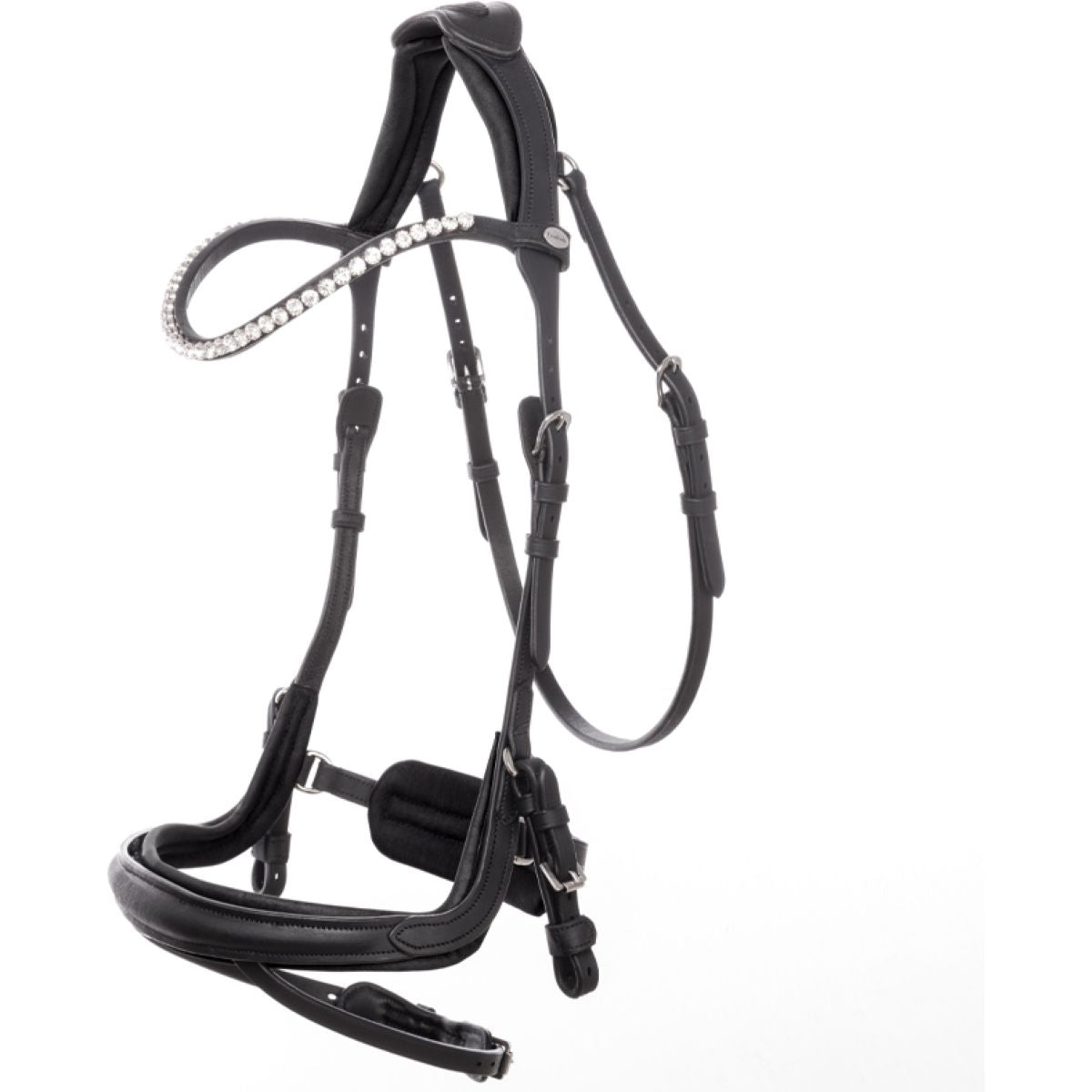 Kavalkade Brida Caliano Negro/Plata