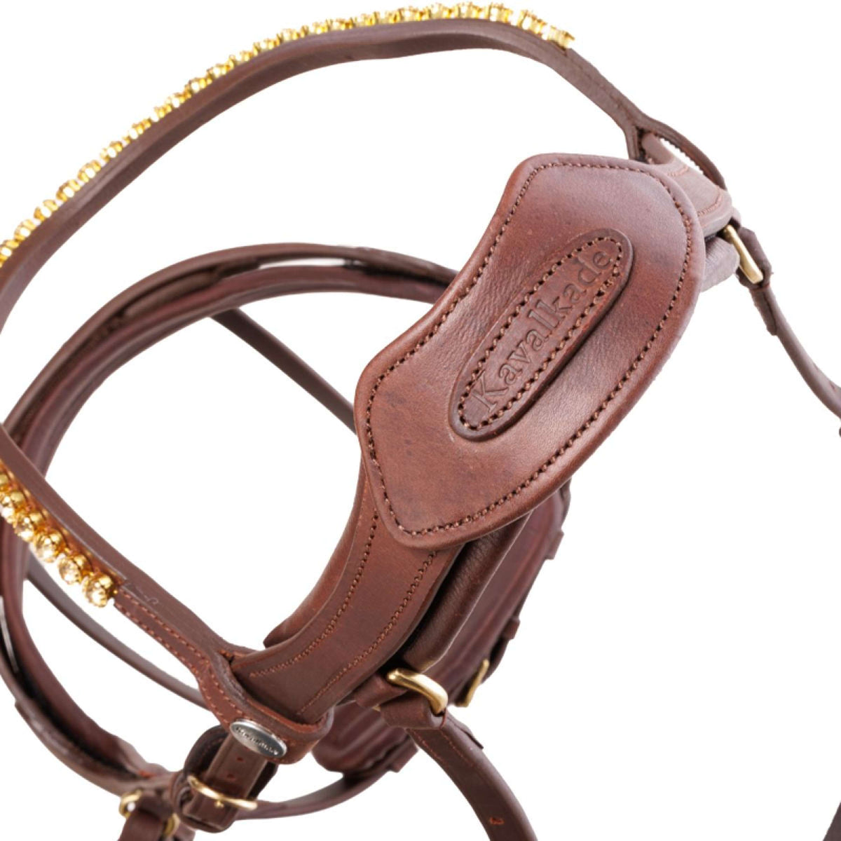 Kavalkade Brida Caliano Marron/Laton