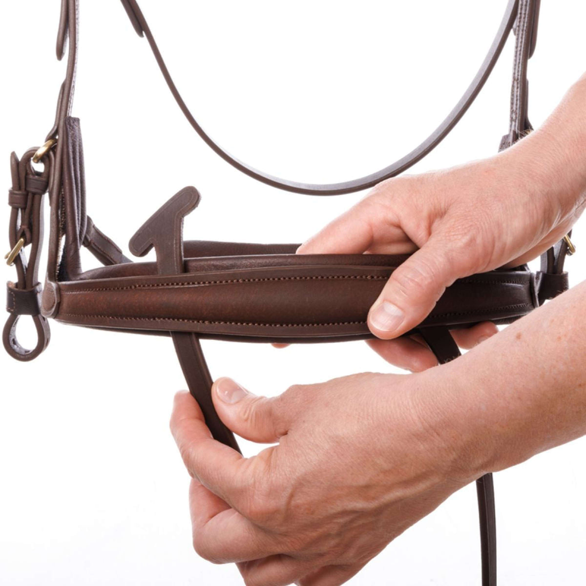 Kavalkade Brida Caliano Marron/Laton