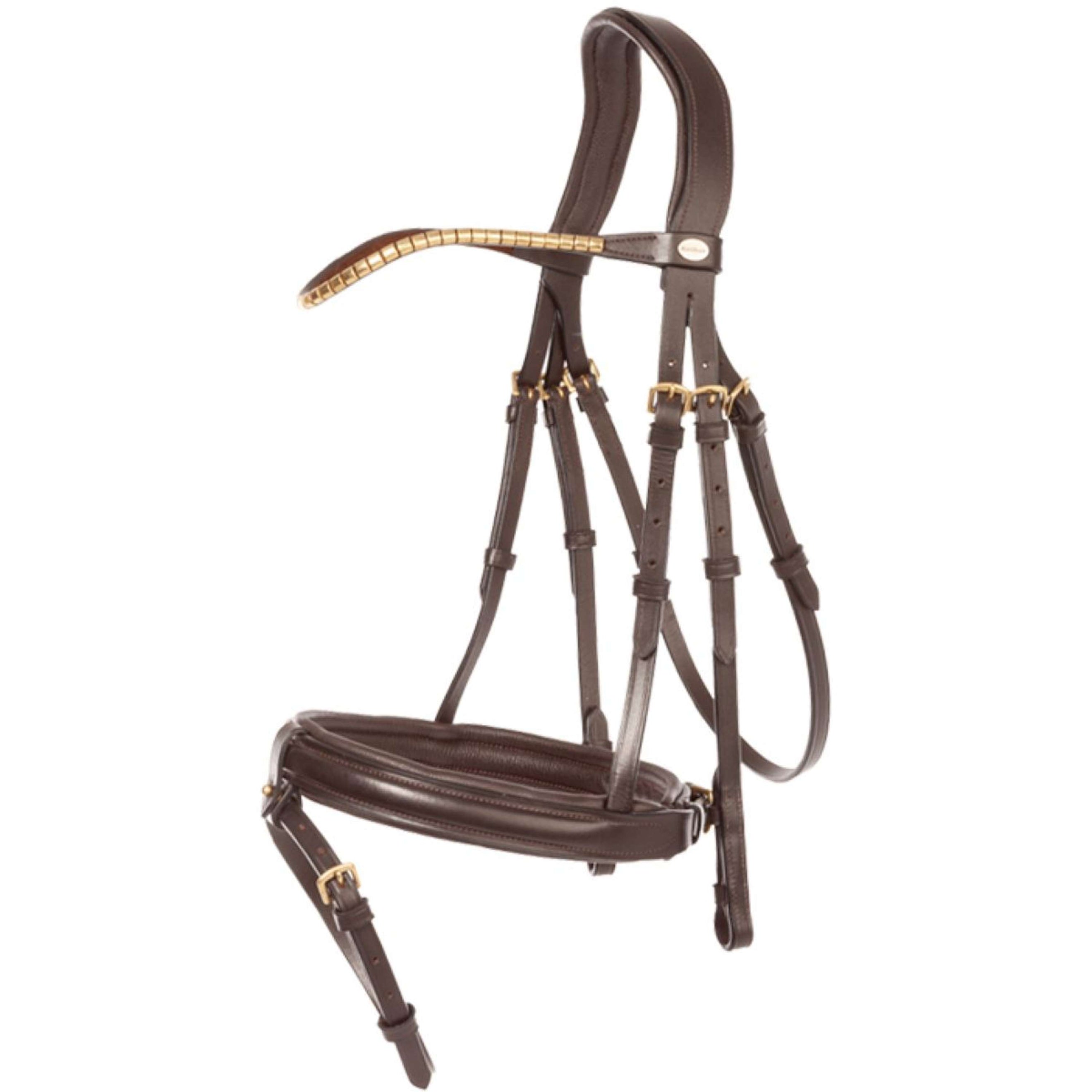Kavalkade Brida Clinchesse Marron/Laton