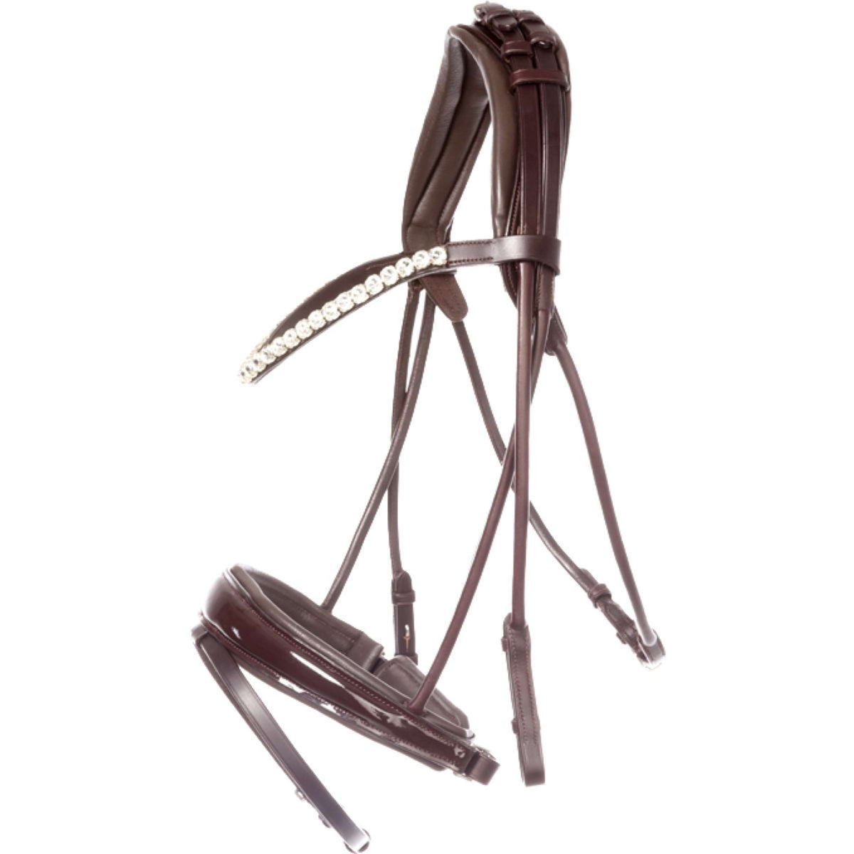 Kavalkade Cabezada Florina KavalSH4 Costuras Redondas Marron