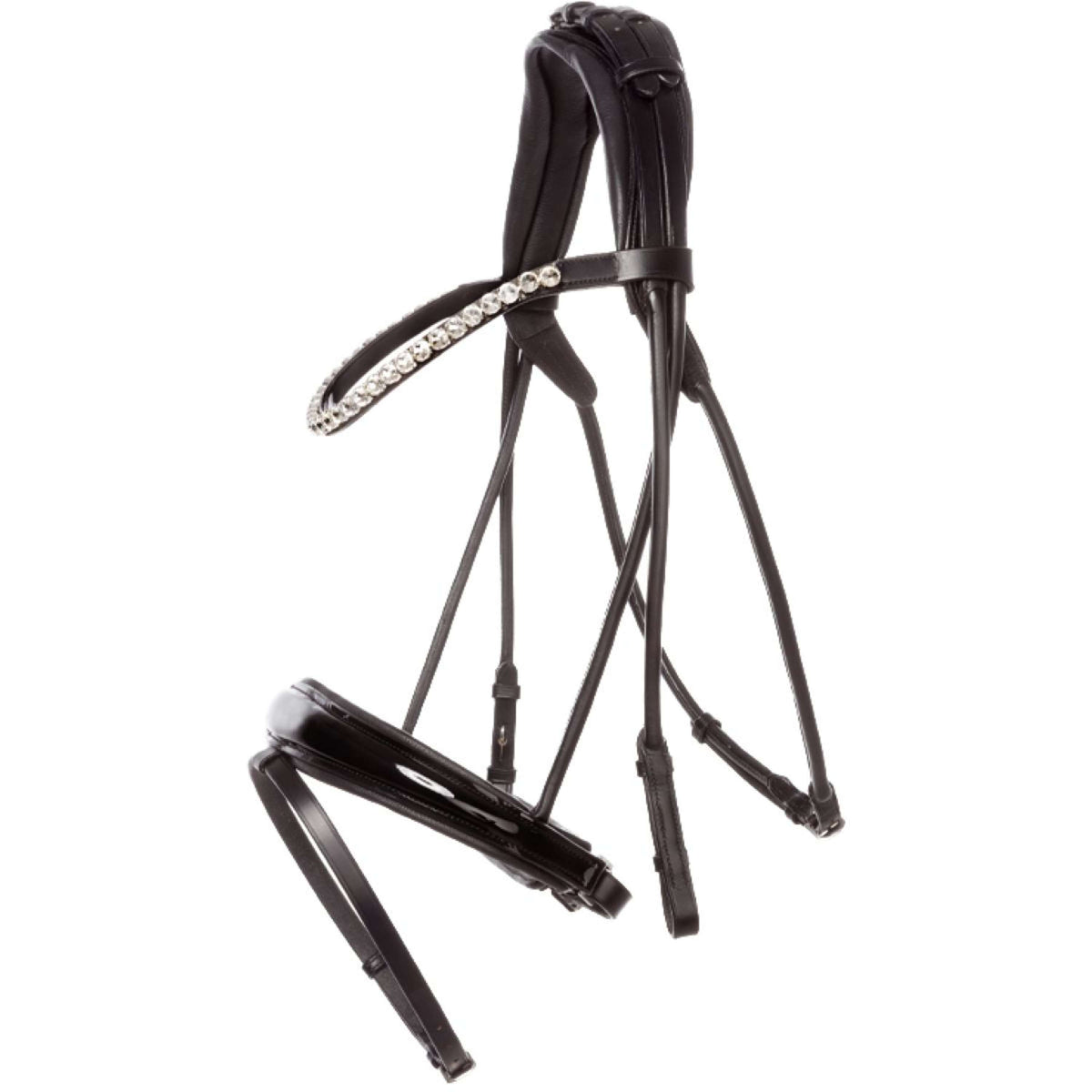 Kavalkade Cabezada Florina KavalSH4 Costuras Redondas Negro