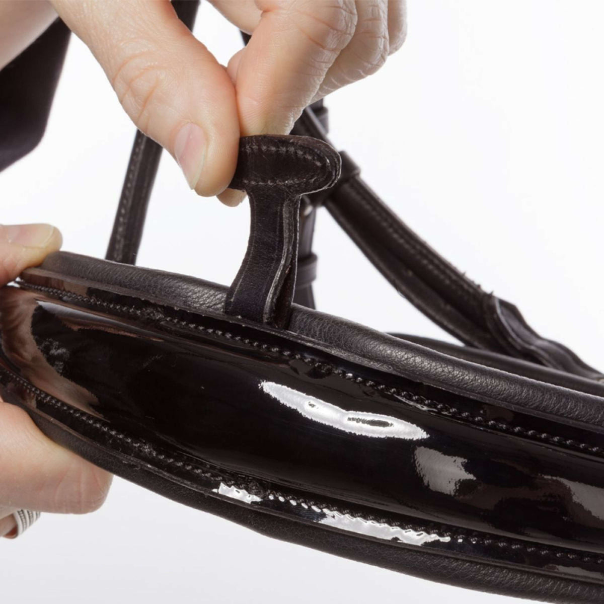 Kavalkade Cabezada Florina KavalSH4 Costuras Redondas Negro