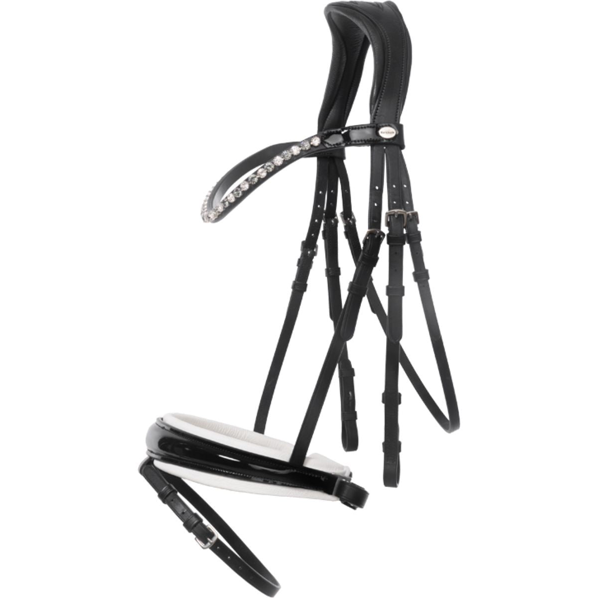 Kavalkade Brida Liliana Negro/Charol/Blanco