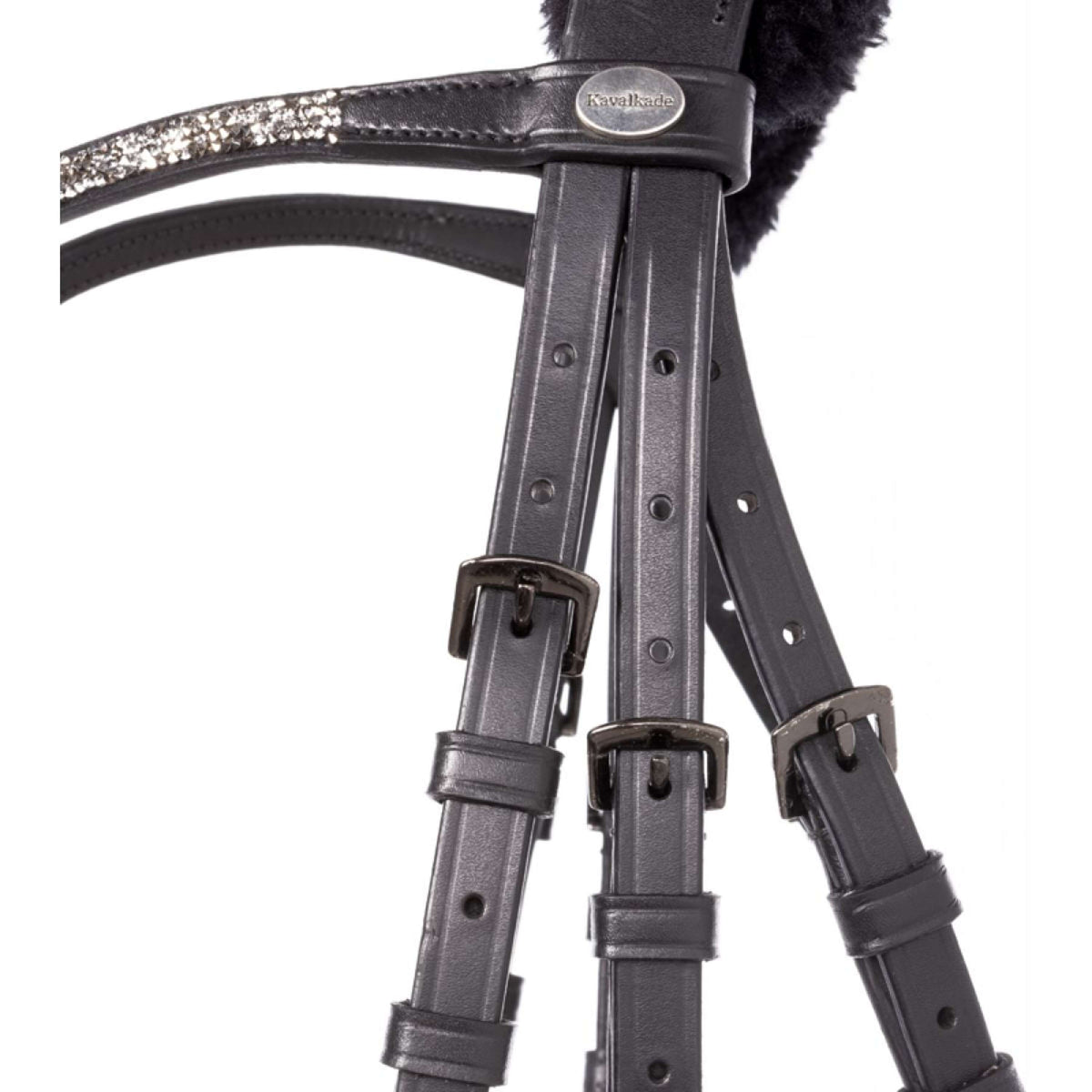 Kavalkade Brida Ivella Faux Fur Negro/Charol/Negro