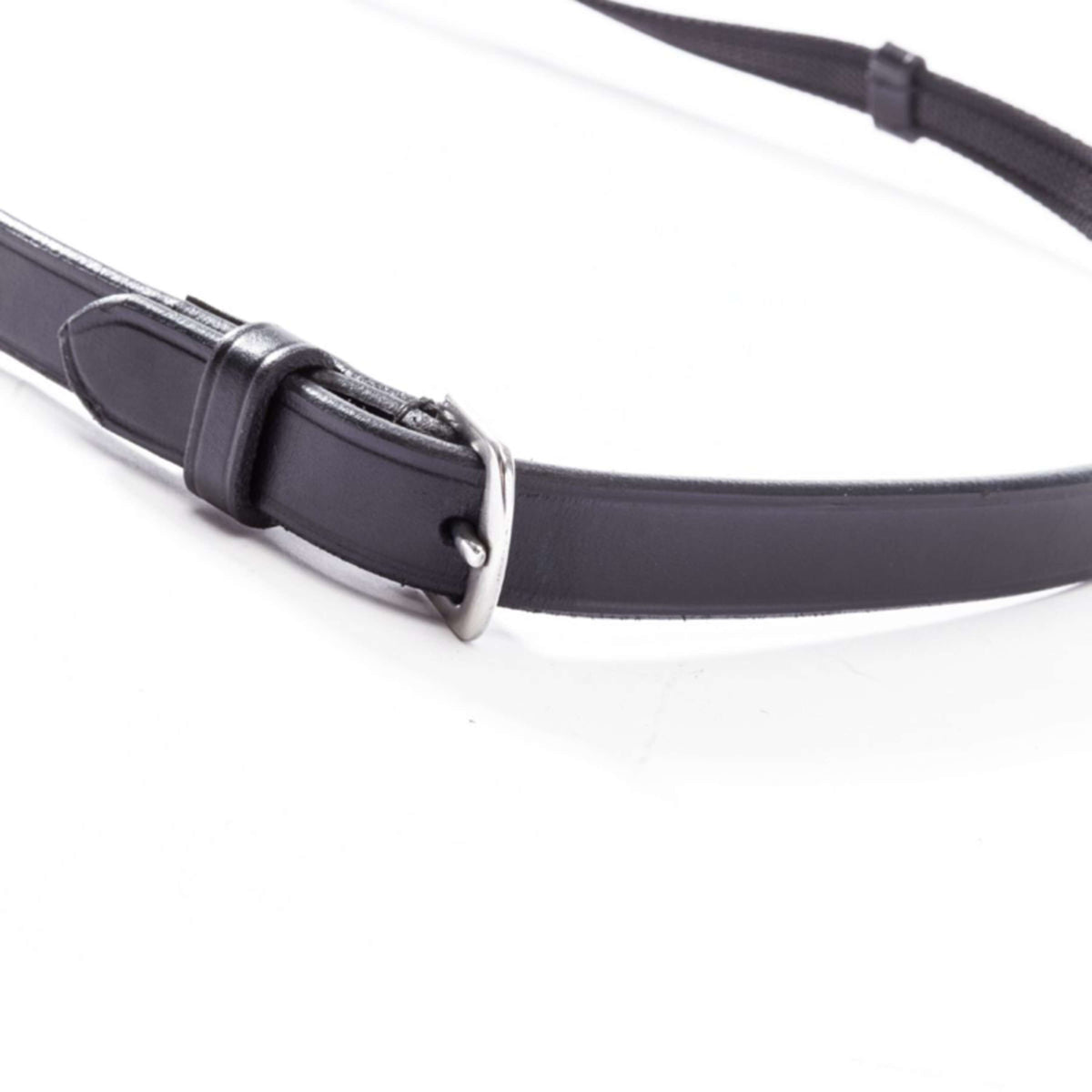 Kavalkade Riendas Cosido Alrededor Negro