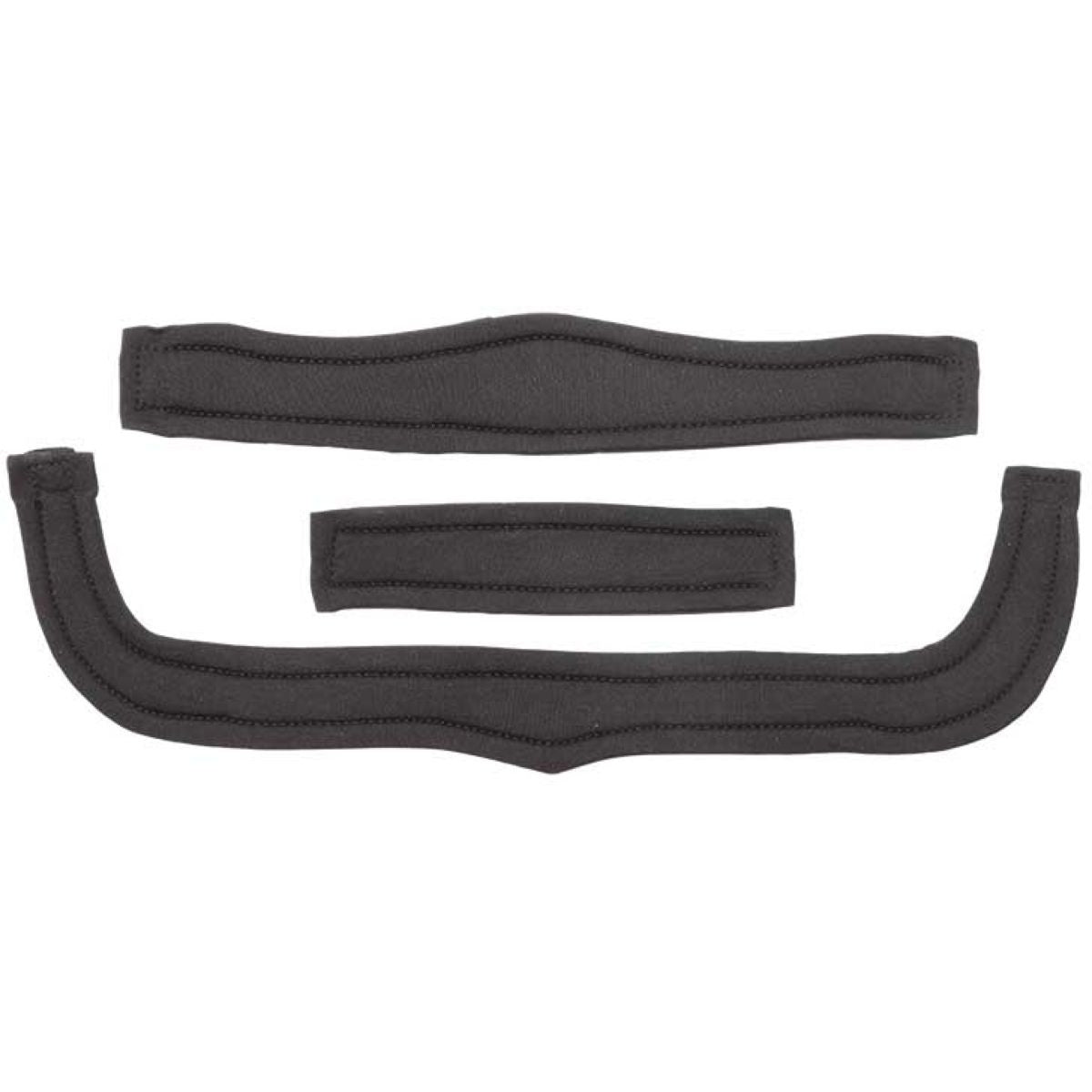 Kavalkade Almohadilla para Cabeza y Nariz Ivy Para Brida Negro