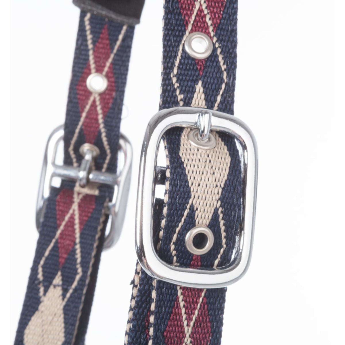 Kavalkade Cabezada Classic Raute Azul/Creme/Burdeos