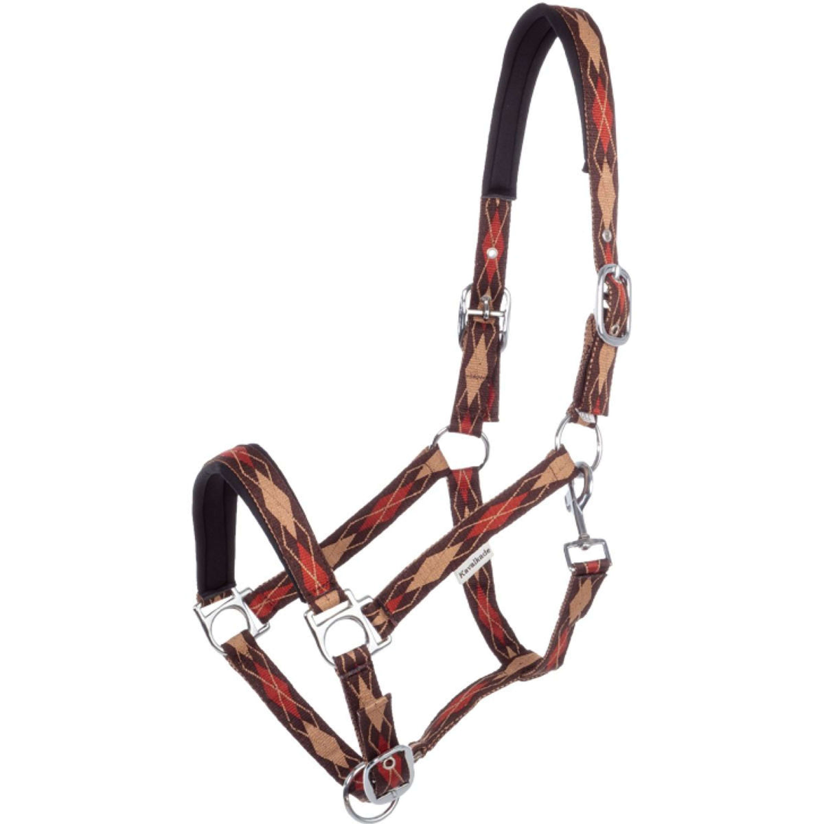 Kavalkade Cabezada Classic Raute Marron<>Naranja