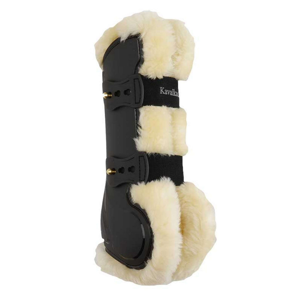 Kavalkade Botas para tendones Compete con Lana Negro