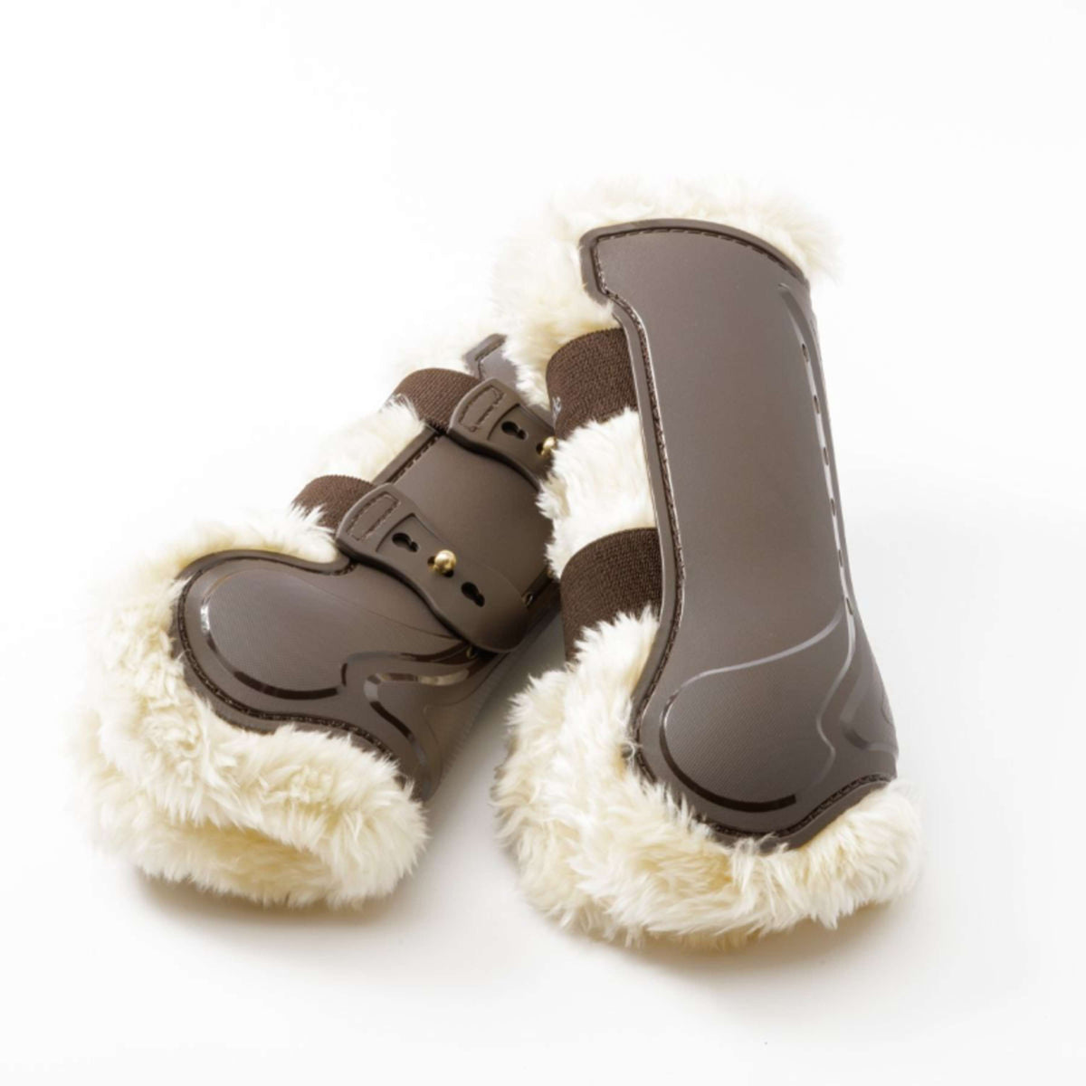 Kavalkade Botas para tendones Compete 'n Wool Marron