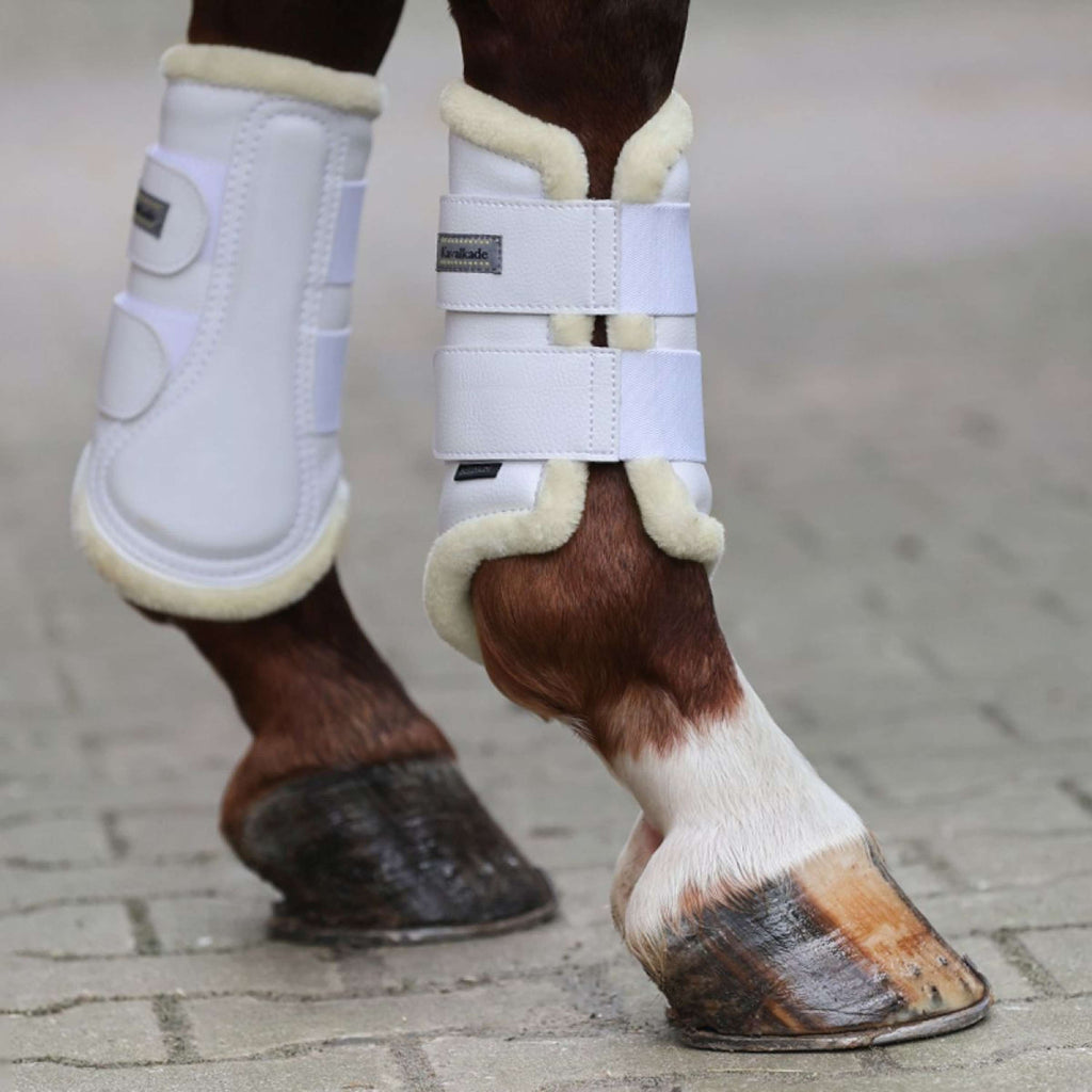 Kavalkade Dressage Boots con Pelo Sintético Blanco