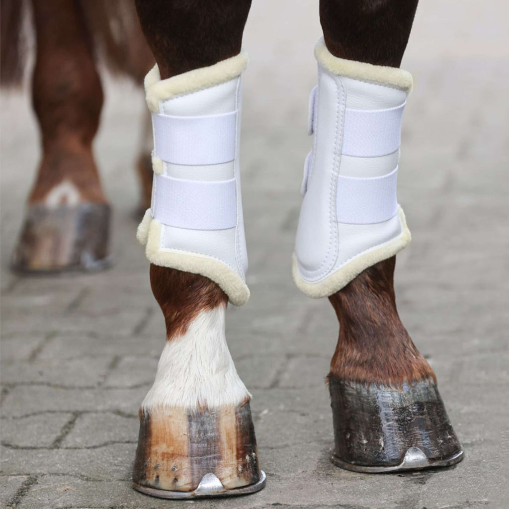 Kavalkade Dressage Boots con Pelo Sintético Blanco