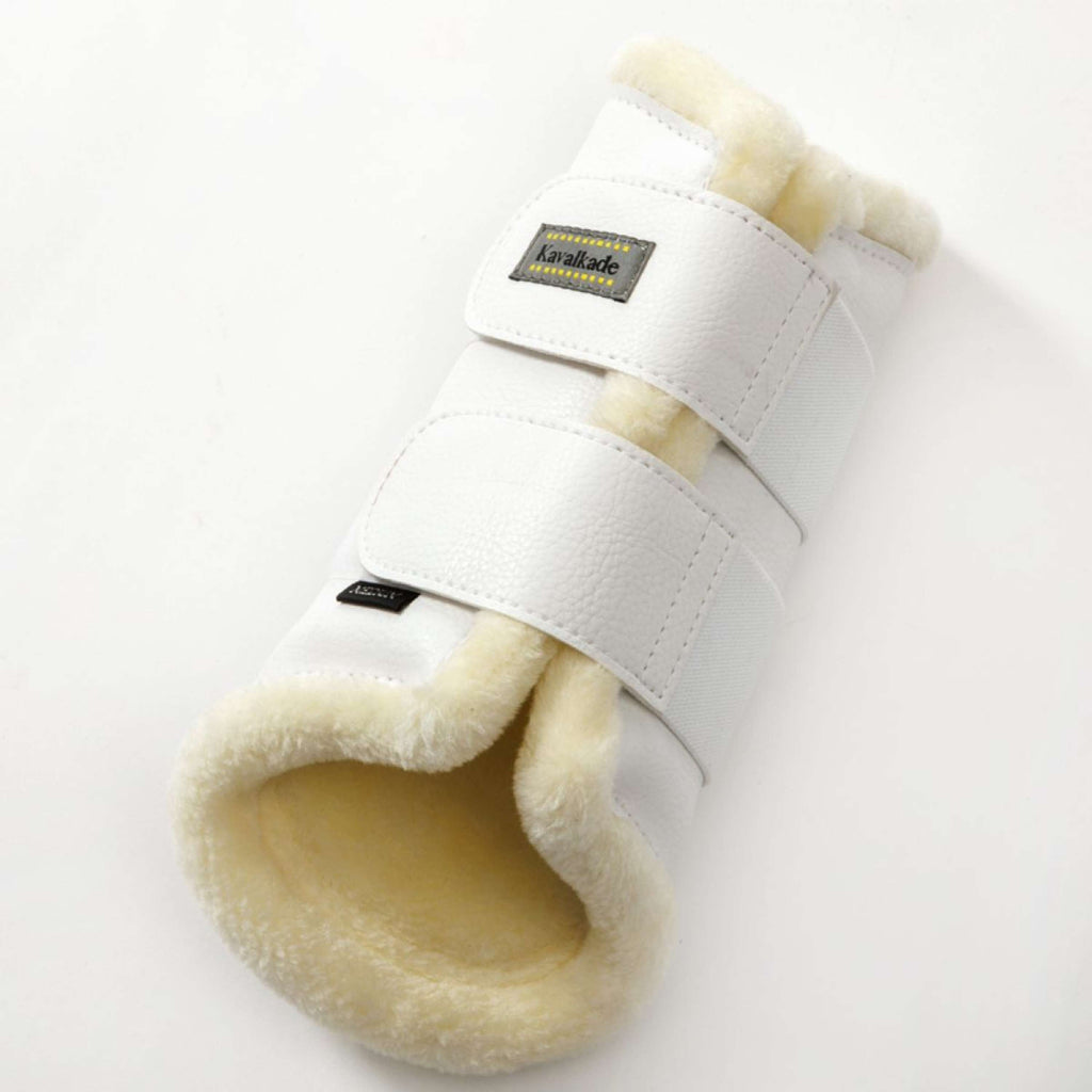 Kavalkade Dressage Boots con Pelo Sintético Blanco