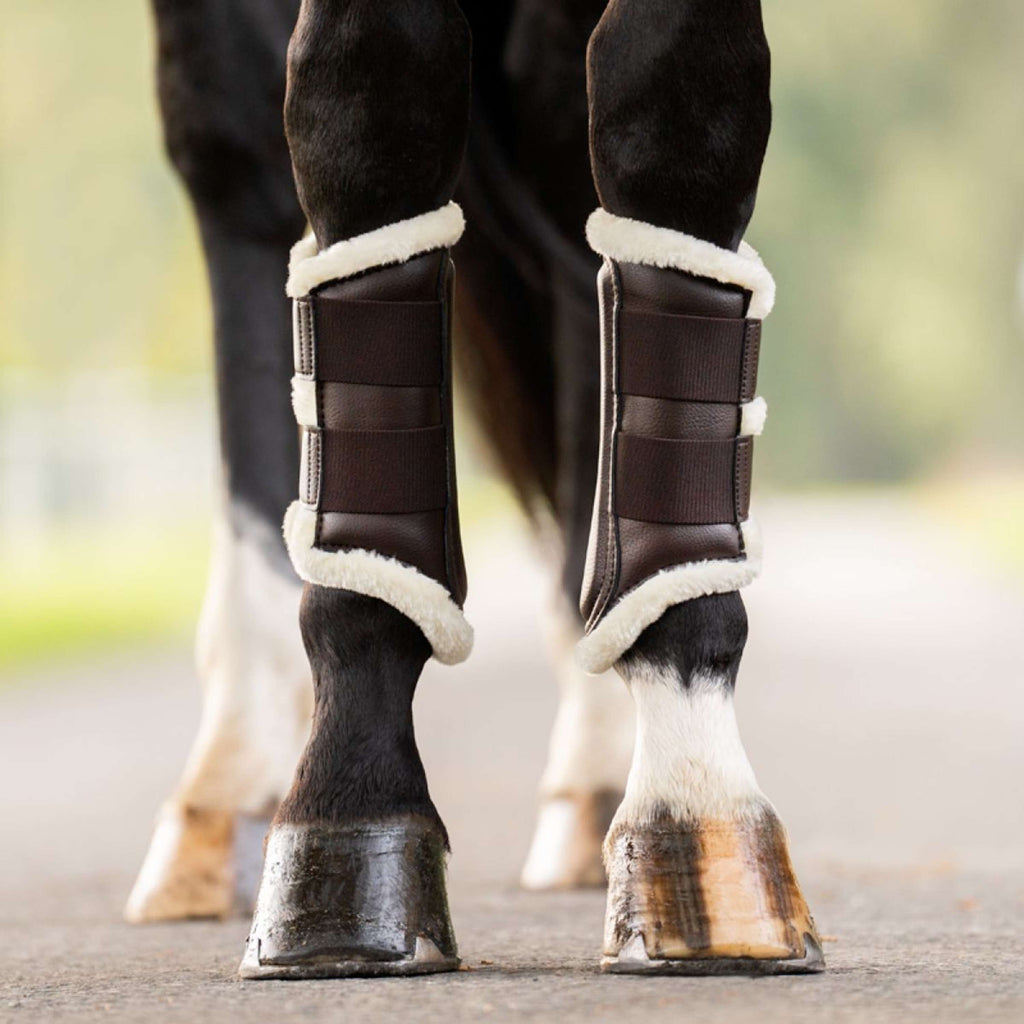 Kavalkade Dressage Boots Anatomic Faux Fur Marron Beige
