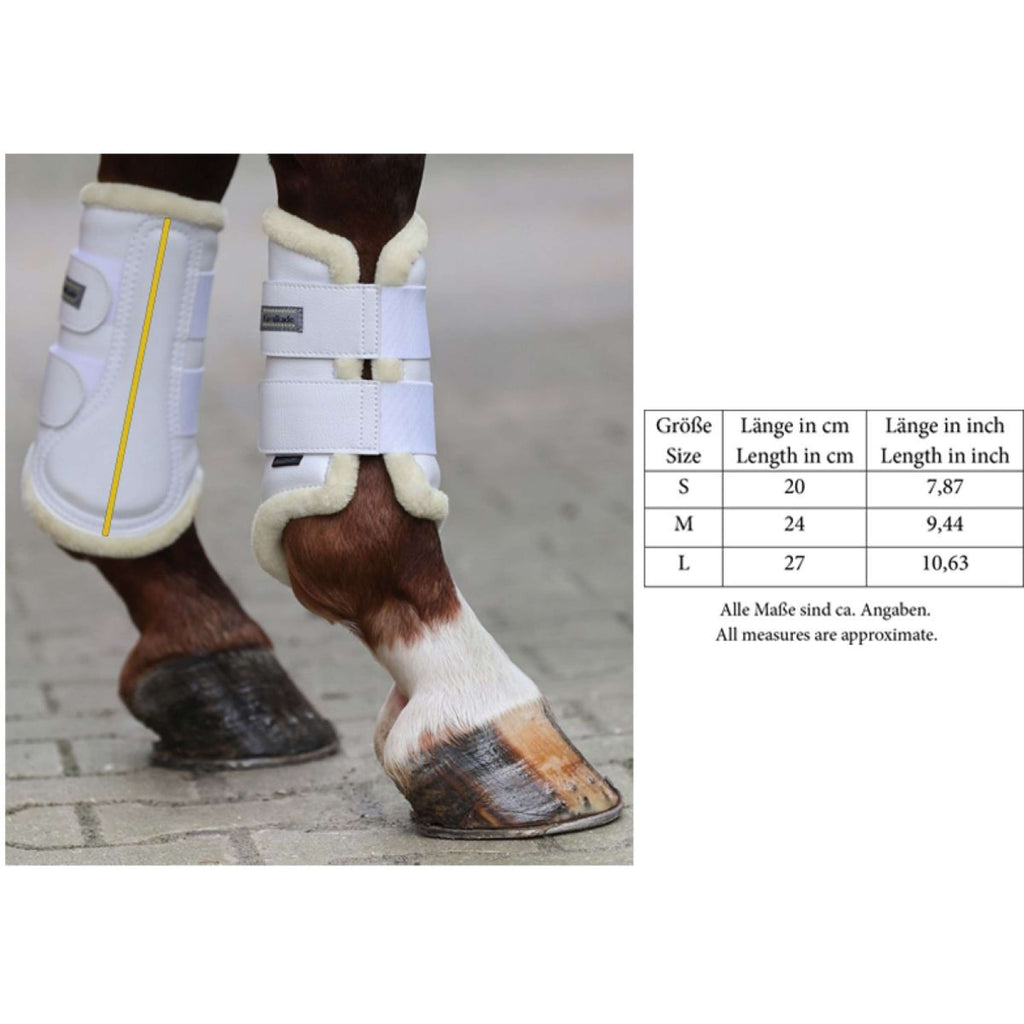 Kavalkade Dressage Boots con Pelo Sintético Blanco