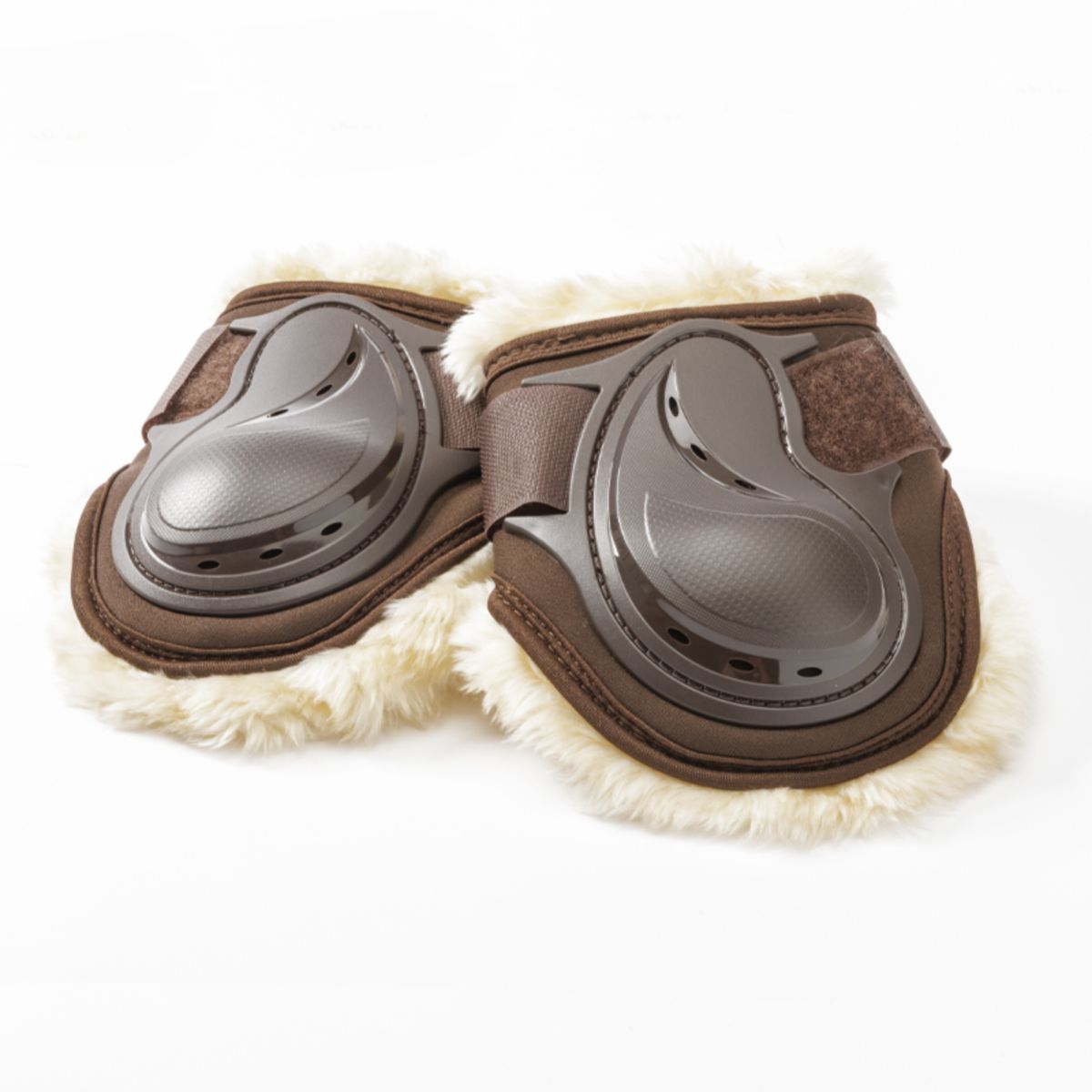 Kavalkade Botas para menudillo Compete 'n Wool con Lana Marron