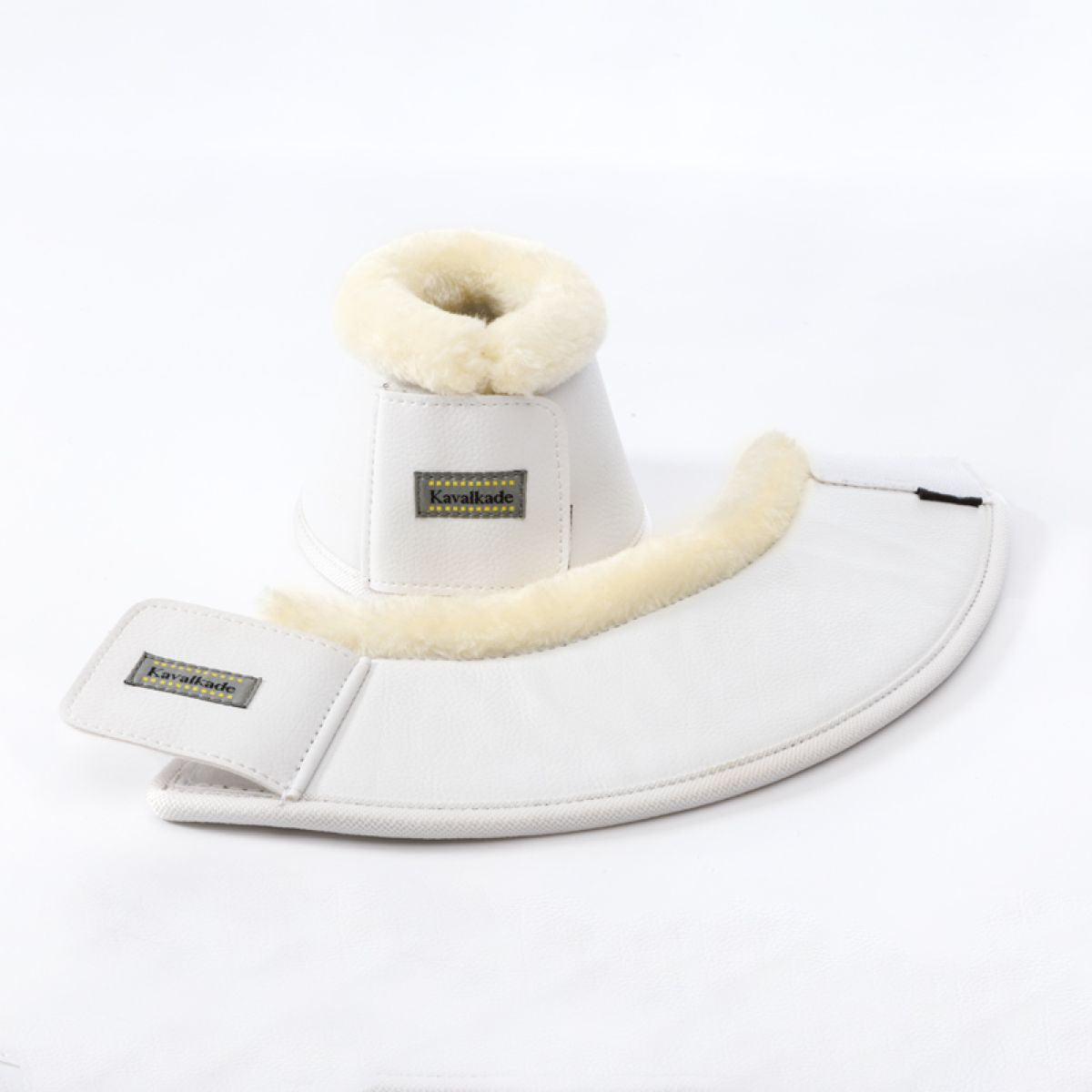 Kavalkade Botas de Campana con Pelo Sintético Blanco