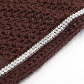 Kavalkade Bonete para Orejas con piedras de strass Marron