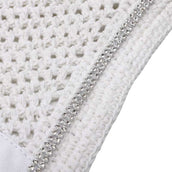 Kavalkade Bonete para Orejas con Piedras de Imitación Blanco