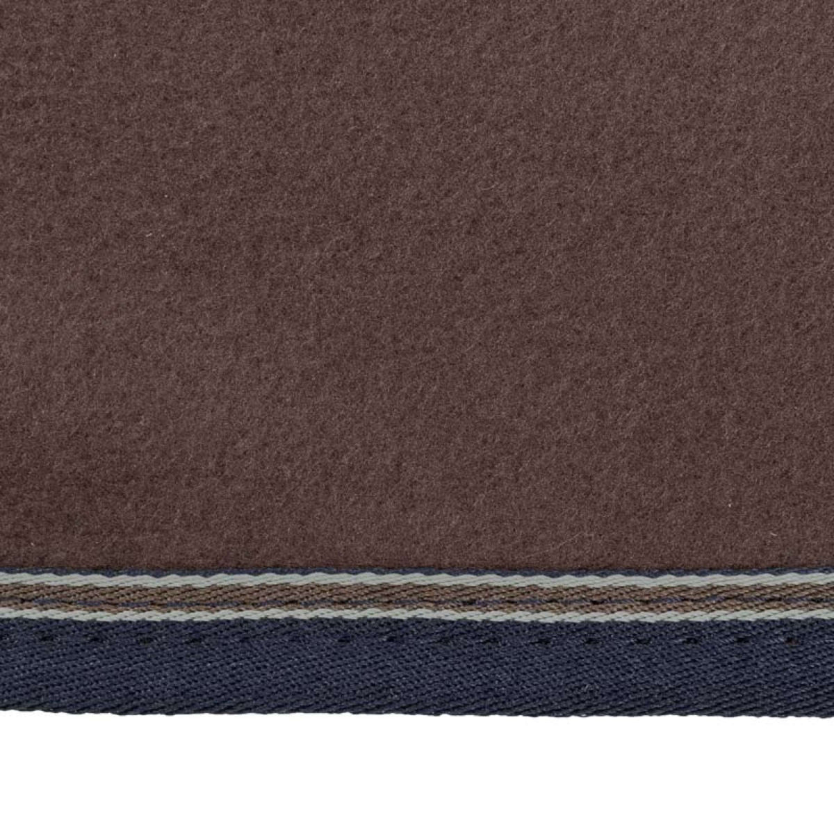 Kavalkade Manta para el sudor Ecoline Fleece Marron oscuro