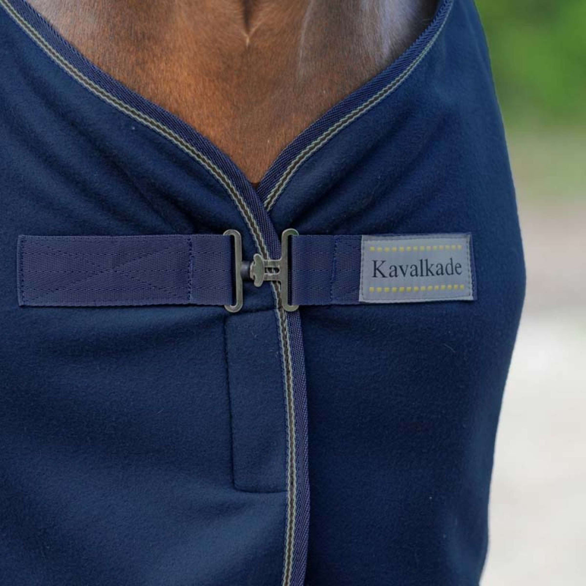 Kavalkade Manta para el sudor Ecoline Fleece Azul