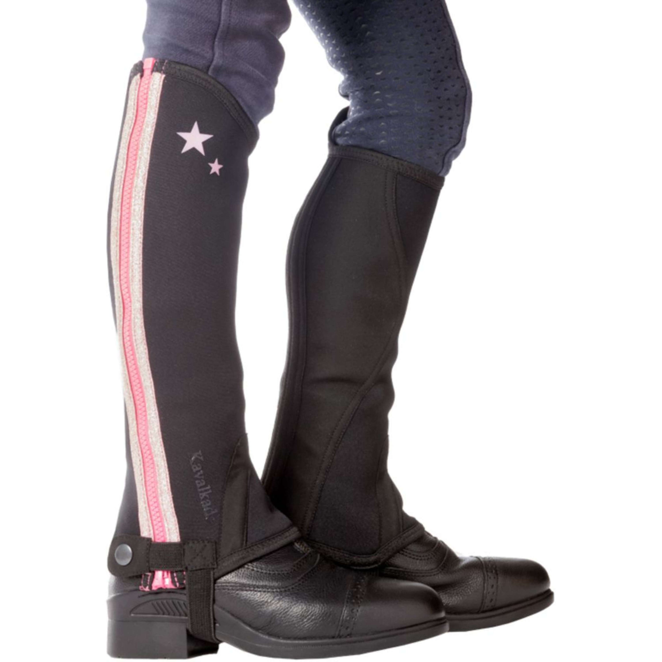 Kavalkade Chaps Lotta Kids Negro/Rosa Kavalkade Chaps Lotta Kids Negro/Rosa