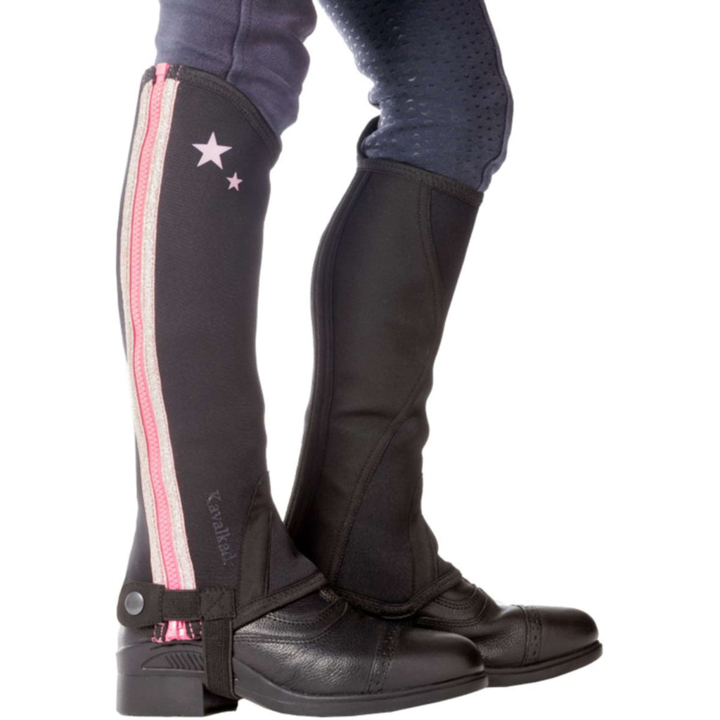 Kavalkade Chaps Lotta Kids Negro/Rosa