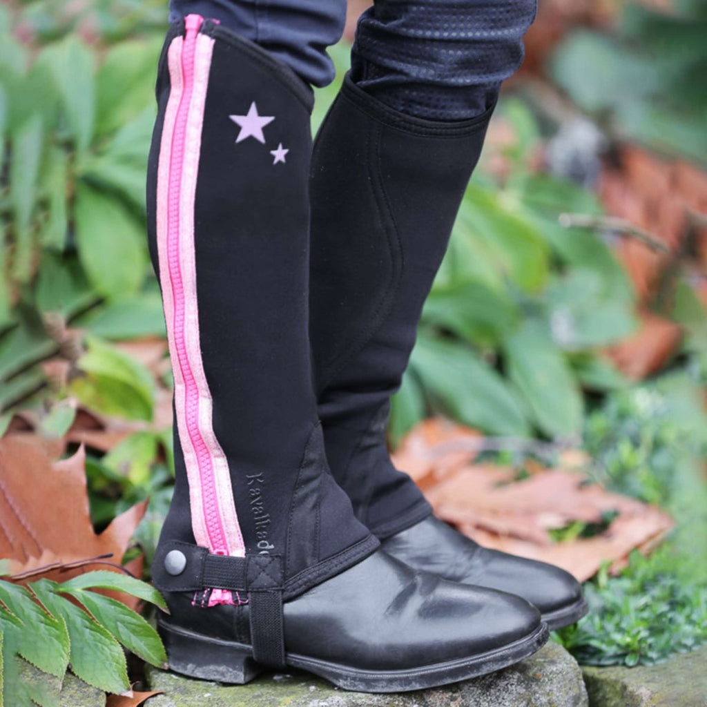 Kavalkade Chaps Lotta Kids Negro/Rosa