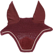 Kentucky Horsewear Bonete para Orejas Wellington Velvet Bordeaux