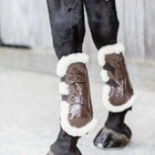 Kentucky Horsewear Botas para tendones Bamboo Elastic Español (ES): piel de oveja vegana Marron