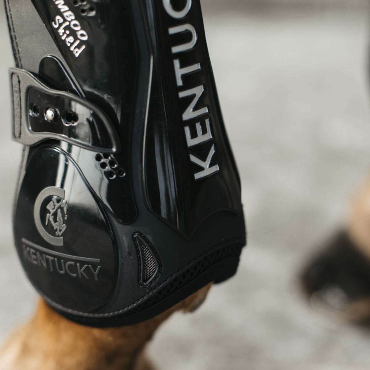Kentucky Horsewear Botas para tendones Bamboo Elastic Negro