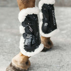 Kentucky Horsewear Botas para tendones Bamboo Elastic Español (ES): piel de oveja vegana Negro