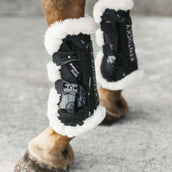 Kentucky Horsewear Botas para tendones Bamboo Elastic Español (ES): piel de oveja vegana Negro