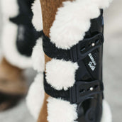 Kentucky Horsewear Botas para tendones Bamboo Elastic Español (ES): piel de oveja vegana Negro