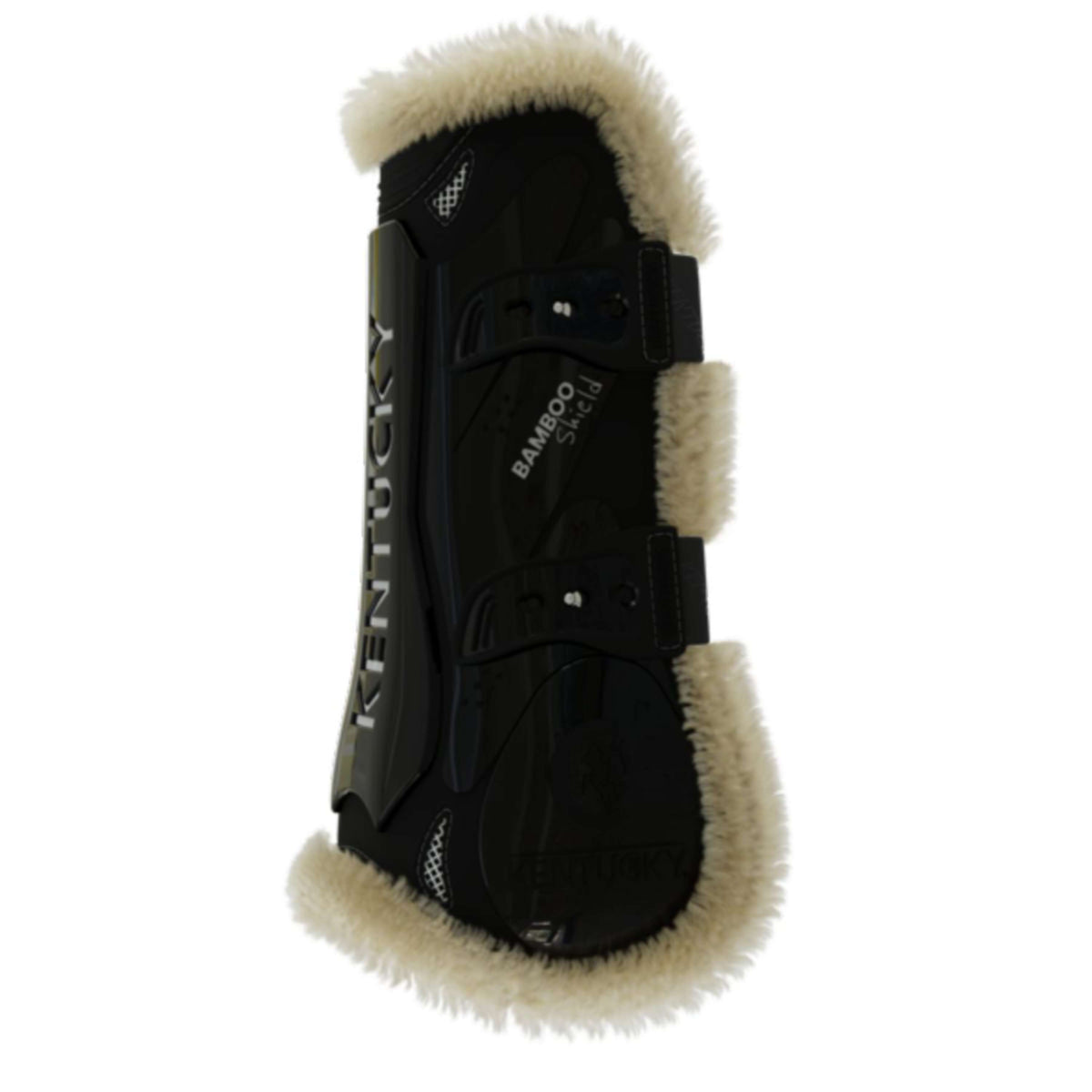 Kentucky Horsewear Botas para tendones Bamboo Elastic Español (ES): piel de oveja vegana Negro